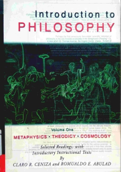 INTRODUCTION TO PHILOSOPHY: METAPHYSIC - THEODICY - COSMOLOGY