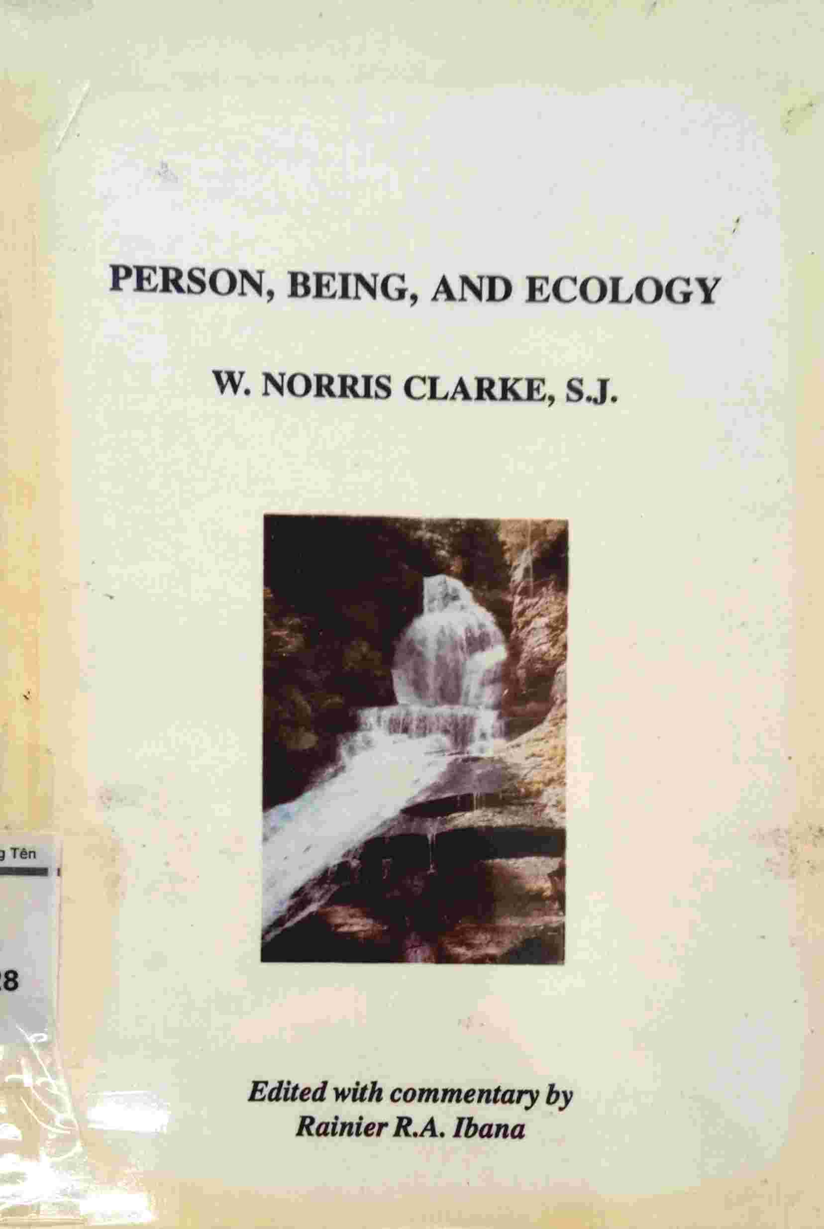 PERSON, BEING, AND ECOLOGY