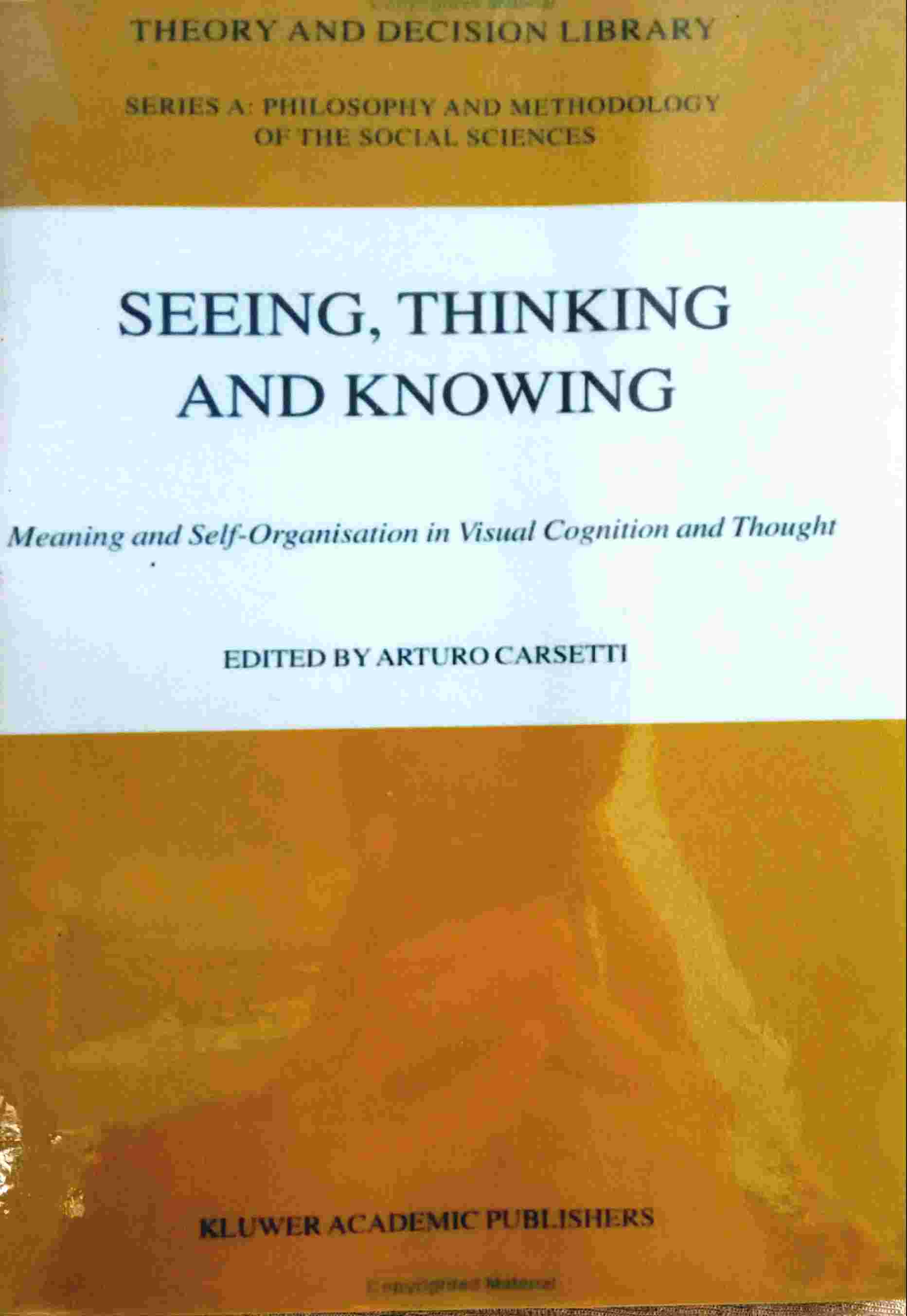 SEEING, THINKING AND KNOWING
