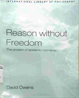 REASON WITHOUT FREEDOM