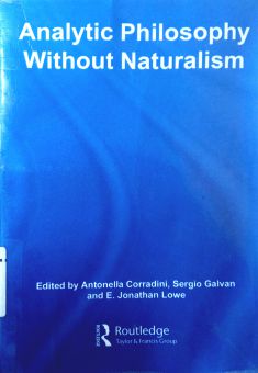 ANALYTIC PHILOSOPHY WITHOUT NATURALISM