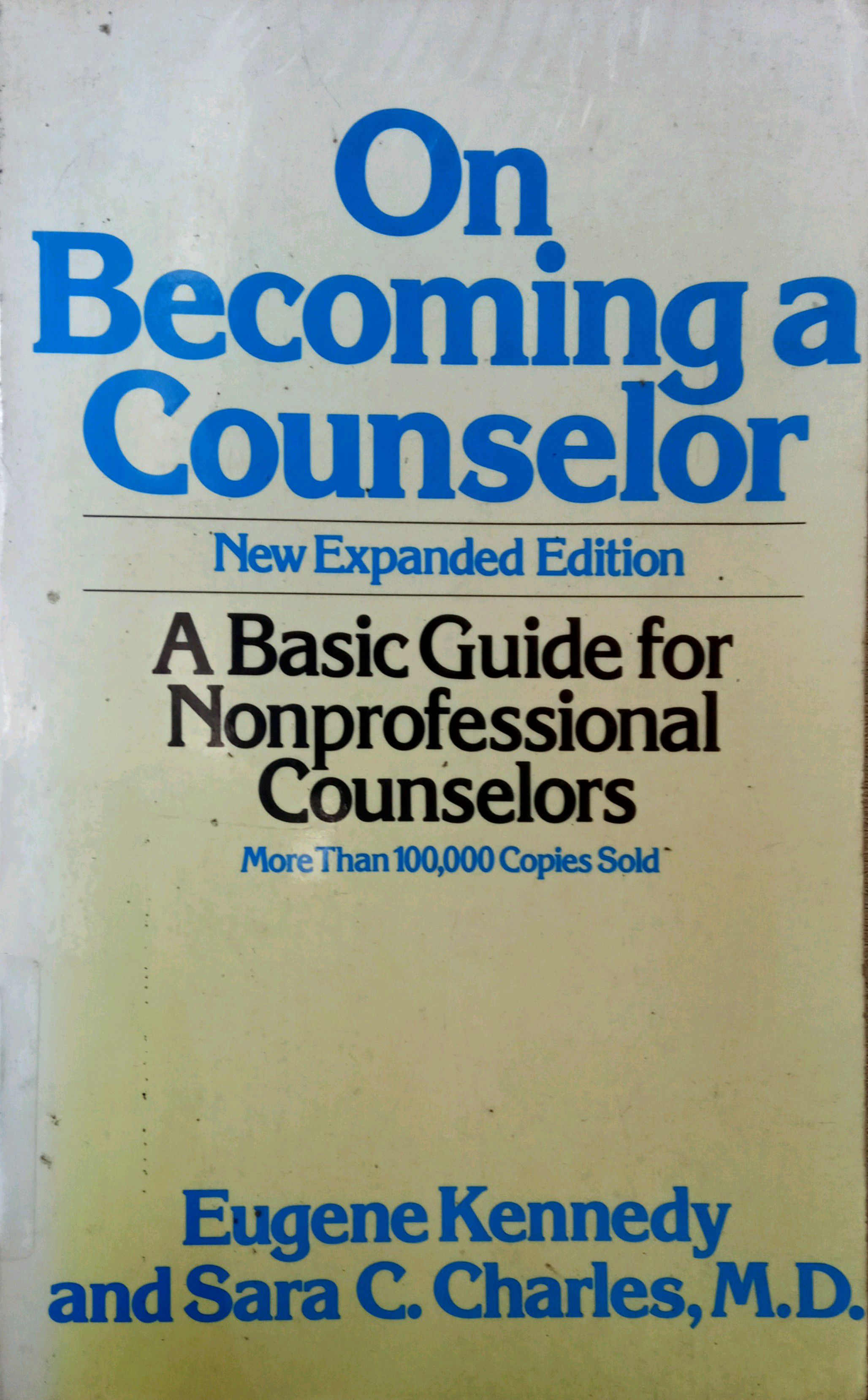 ON BECOMING A COUNSELLOR