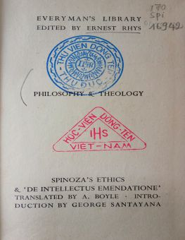 SPINOZA's ETHICS AND "DE INTELLECTUS EMENDATIONE"