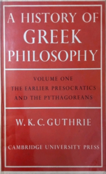 A HISTORY OF GREEK PHILOSOPHY