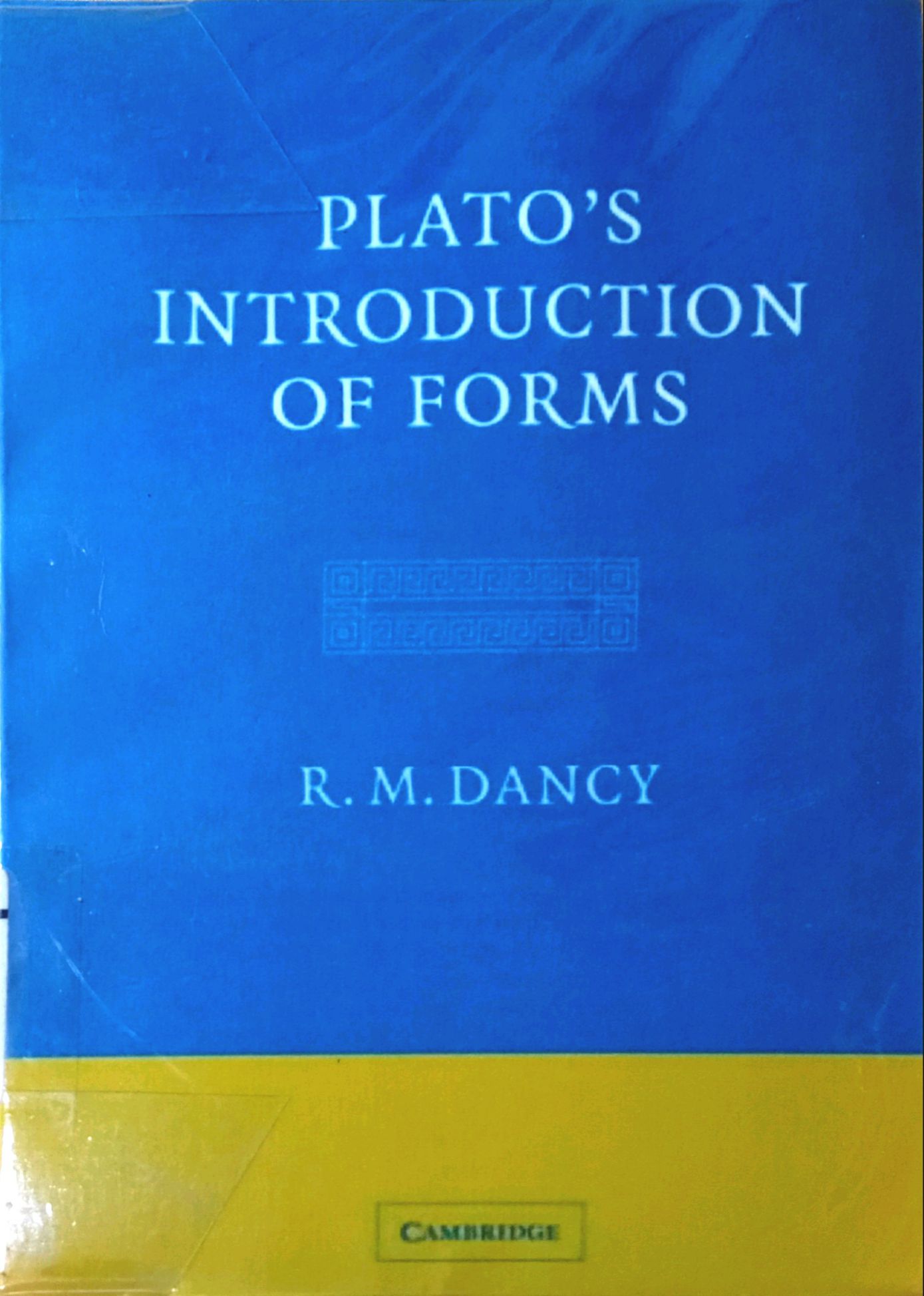 PLATO's INTRODUCTION OF FORMS