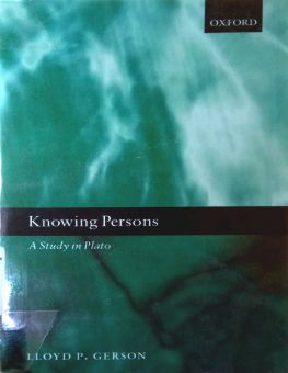 KNOWING PERSONS