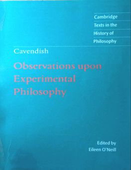 OBSERVATIONS UPON EXPERIMENTAL PHILOSOPHY