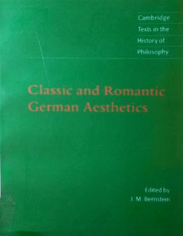 CLASSIC AND ROMANTIC GERMAN AESTHETICS