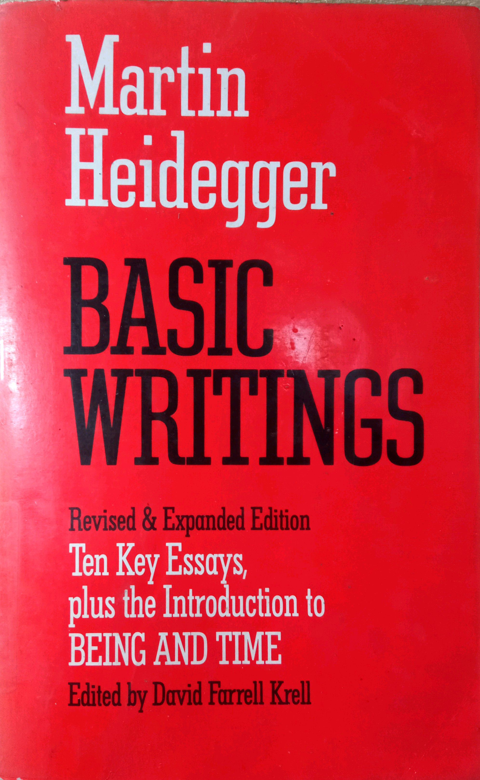 MARTIN HEIDEGGER - BASIC WRITINGS