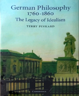 GERMAN PHILOSOPHY 1760-1860
