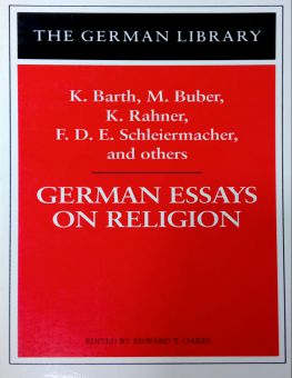 GERMAN ESSAYS ON RELIGION