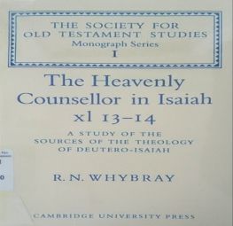 THE HEAVENLY COUNSELLOR IN ISAIAH XL 13-14