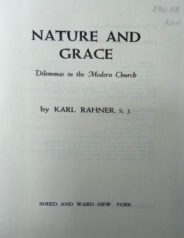 NATURE AND GRACE 