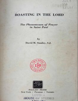 BOASTING IN THE LORD