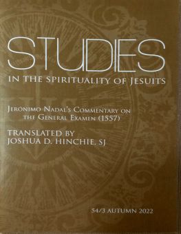 STUDIES IN THE SPIRITUALITY OF JESUITS: 54/3 AUTUMN 2022