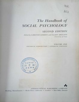 THE HANDBOOK OF SOCIAL PSYCHOLOGY