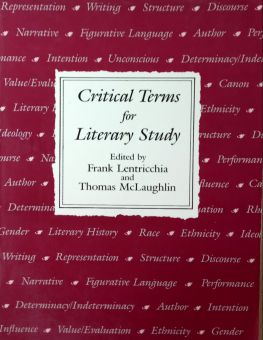 CRITICAL TERMS FOR LITERARY STUDY 