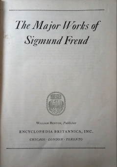 GREAT BOOKS: THE MAJOR WORKS OF SIGMUND FREUD
